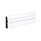 Simon - Goulotte Cablomax 170x55 K45 PVC partie arrière PVC - Lg 2m-Blanc neige -Prix/Mt