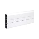 Simon - Goulotte Cablomax 210x55 K45 PVC partie arrière PVC-Lg 2m-Blanc neige-Prix/Mt