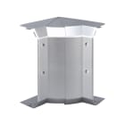 Simon - Angle intérieur variable pour goulotte Cablomax 170x55 - Aluminium anodisé