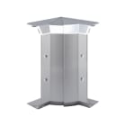 Simon - Angle intérieur variable pour goulotte Cablomax 210x55 - Aluminium anodisé