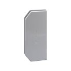 Simon - Embout pour goulotte Cablomax 130x55 - Aluminium anodisé