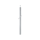 Simon - Colonne K45 Nº1B 70x60mm 1 face hauteur 3m - Aluminium
