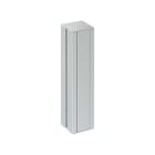 Simon - Mini-colonne K45 Nº2B 80x80mm 2 faces 7xK45 - H 345mm - Aluminium