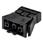 Simon - Connecteur rapide femelle 3 pôles connexion clavette - Gris graphite