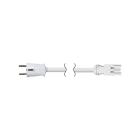 Simon - Cordon connexion rapide femelle Schuko 3 pôle 2m. Section 3x1,5mm² - Blanc neige