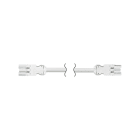 Simon - Cordon connexion rapide mâle-femelle 3 pôles 2m. Section 3x2,5mm² - Blanc neige