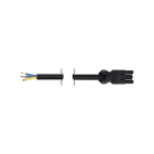 Simon - Cordon connexion rapide femelle-libre 3 pôles 2m. Section 3x2,5mm² - G graphite