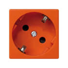Simon - Prise de courant Schuko K45 connexion à vis - Orange