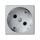 Simon - Prise de courant Schuko K45 connexion à vis - Aluminium