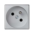 Simon - Prise de courant 2P+T K45 connexion à vis - Aluminium