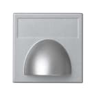 Simon - Plaque K45 sortie de câble avec anneaux pour fixation - Aluminium