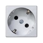 Simon - Prise de courant Schuko K45 connexion rapide - Aluminium