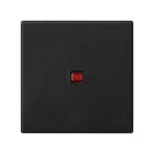 Simon - Touche 1 mécanisme K45 avec diffuseur pour témoin - Gris graphite