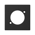 Simon - Plaque K45 pour 1 connecteur XLR mâle ou femelle - Gris graphite