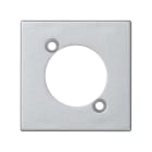 Simon - Plaque K45 pour 1 connecteur XLR mâle ou femelle - Aluminium