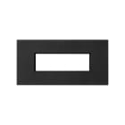 Simon - Plaque K45 2 mécanismes 1 connecteur rapide mâle ou femelle 5 pôles - G graphite