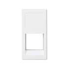 Simon - Plaque K45 VDM 1/2 plate sans volet 1 x RJ45 3M OCK® - Blanc neige