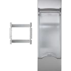 Simon - Plaque K45 3 méc pour disjoncteur ou différentiel au format DIN - Aluminium