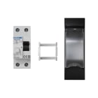 Simon - Plaque K45 3 mécanismes avec différentiel de 25A - Gris graphite