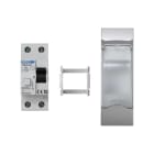 Simon - Plaque K45 3 mécanismes avec différentiel de 25A - Aluminium