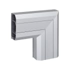 Simon - Angle plat descendant pour goulotte Cablomax 130x55 - Aluminium anodisé