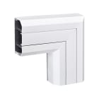 Simon - Angle plat descendant pour goulotte Cablomax 130x55 - Blanc neige