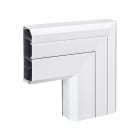 Simon - Angle plat descendant pour goulotte Cablomax 170x55 - Blanc neige