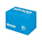 Simon - Support et cadre mécanisme Universel goulotte distribution 160x55mm-Blanc neige