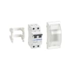 Simon - Plaque CIMA+disjoncteur bipolaire 16A Mini-pot/Mini-colon/Colonnes CIMA-Bl neige