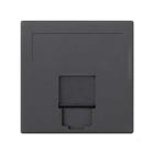 Simon - Plaque CIMA VDM plate avec volets 1 x RJ45 BeldenCDT® (NORDX®) - Gris graphite