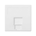 Simon - Plaque CIMA VDM plate avec volets 1 x RJ45 ITT® - Blanc neige
