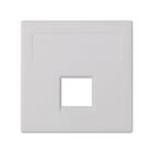 Simon - Plaque CIMA VDM plate sans volets 1 x RJ45 NEXANS® - Blanc neige