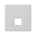 Simon - Plaque CIMA VDM plate sans volets 1 x RJ45 Panduit® - Blanc neige