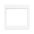 Simon - Plaque CIMA VDM plate sans volets pour 1-2 modules MD SIEMON CT Blanc