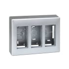 Simon - Boîtier en saillie CIMA PRO 3xCima ou 6xK45 - Aluminium