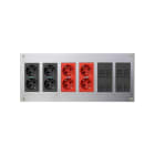 Simon - Boitier mural antivandale en saillie - 6 modules CIMA, 12xK45 - Inox