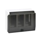 Simon - Boitier mural en saillie avec couvercle de protection - 3 modules - Blanc neige
