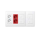 Simon - Accessoire de jonction entre boitiers - Blanc neige