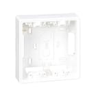 Simon - Base boitier saillie pour kit 2 modules blanc