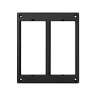 Simon - Cadre porte-mécanisme 2 doubles modules CIMA ou 4xK45 - Graphite