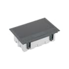 Simon - Enjoliveur arasement pour boîte sol 8xK45 - Gris