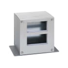 Simon - Mini-poteau métallique 2 modules - 2 compartiments