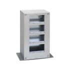 Simon - Mini-poteau métallique 4 modules - 2 compartiments