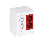 Simon - Mini-poteau 4xCIMA, 8xK45 - Blanc neige