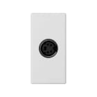 Simon - Plaque K45 1/2 mécanisme avec 1 connecteur S-Vidéo femelle - Blanc