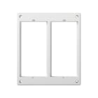 Simon - Cadre porte-mécanisme 2 doubles modules CIMA ou 4xK45 - blanc