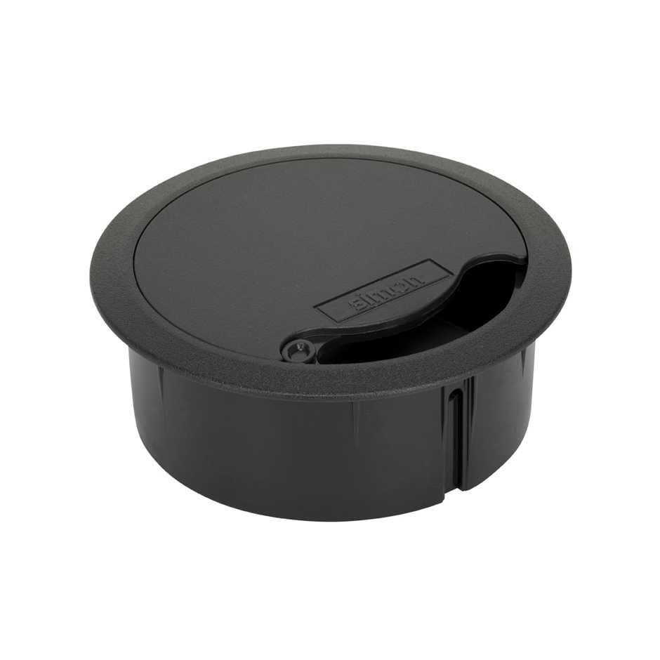 Simon - Sortie de cables diametre 102 - Graphite