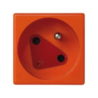 Simon - Prise de courant 2P+T K45 connexion rapide + détrompeur - Orange