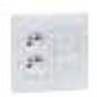 Simon - Kit Complet Comprenant 1 Prise double CIMA 500 + 2 RJ45 Cat.6A