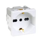 Simon - Prise de courant P40 16A 250V K45 connexion à vis finition Blanc neige